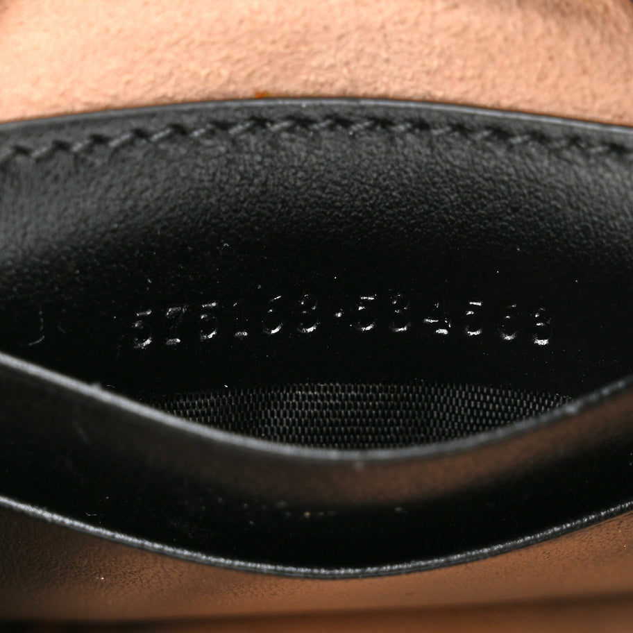 Gucci Calfskin Matelasse Mini GG Marmont 2.0 Bucket Bag Black Image 7