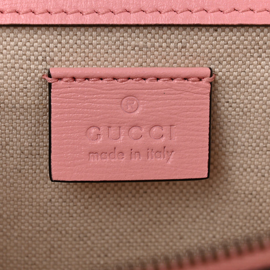 Gucci Azalea Calfskin Enamel Small Dionysus Shoulder Bag New Cherry Red Wild Rose Off White Image 6
