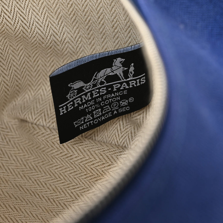 Hermes Canvas Small Bride-A-Brac Pouch Marine Image 6