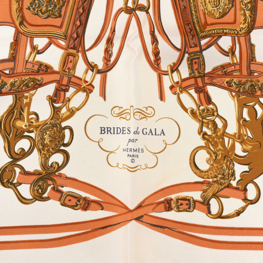 Hermes Silk Brides de Gala Pocket Square Scarf Image 2
