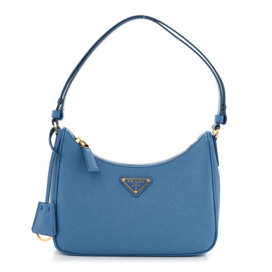 Prada Saffiano Lux Mini Re-Edition Shoulder Bag Onda Image 1