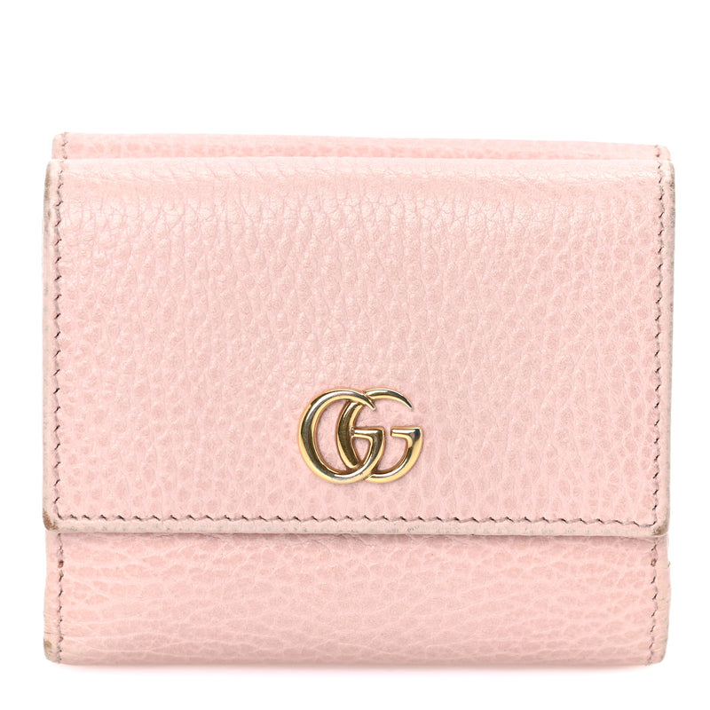  Gucci Dollar Calfskin GG Marmont Compact Wallet Box