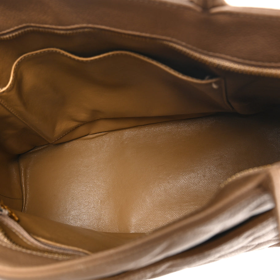 Chanel Caviar Quilted Medallion Tote Beige Image 5