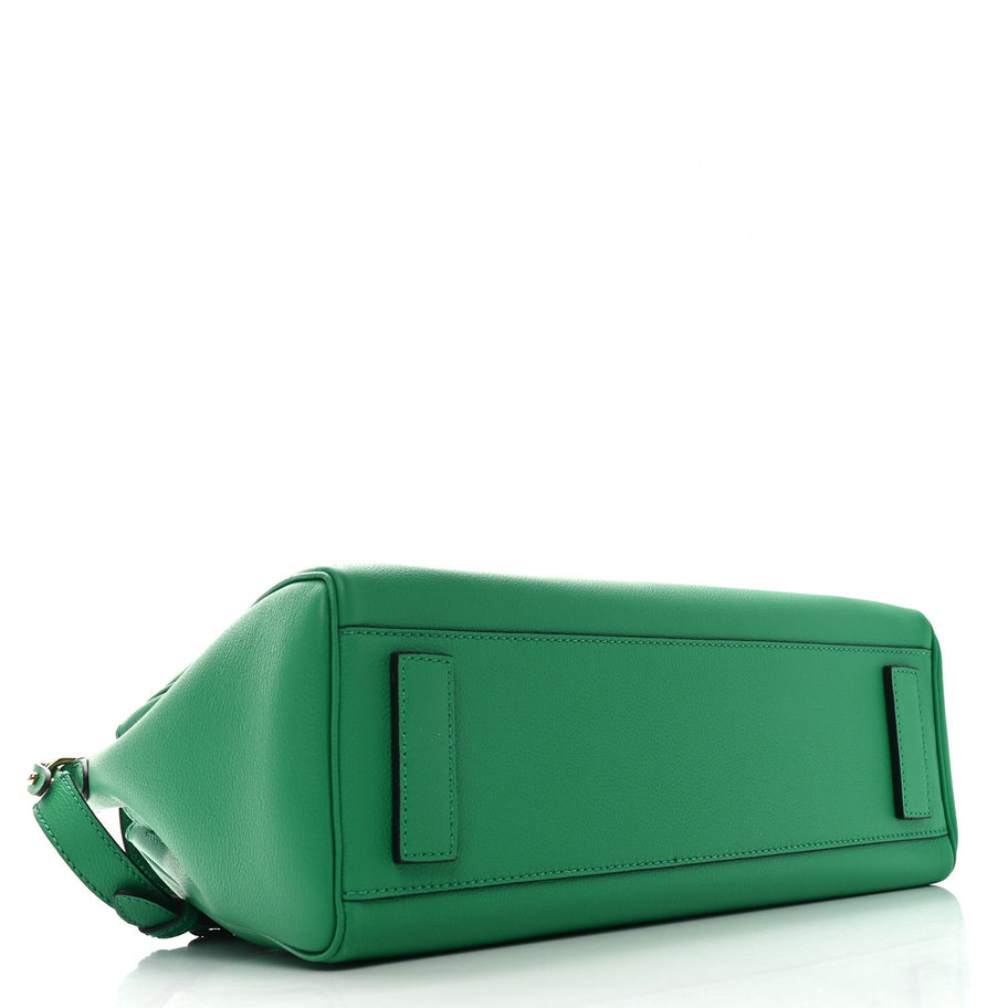 Versace Calfskin Large La Medusa Bag Green Image 4