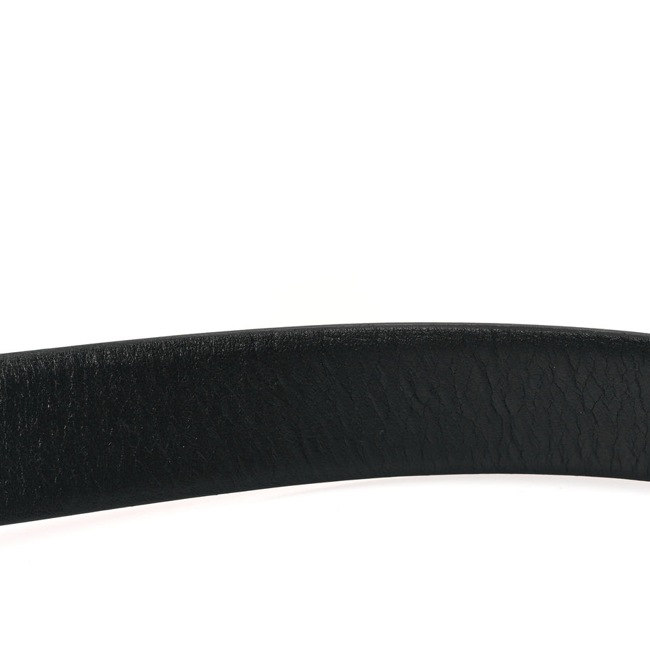 Chanel Calfskin CC Reversible Belt 70 Black Burgundy Image 4