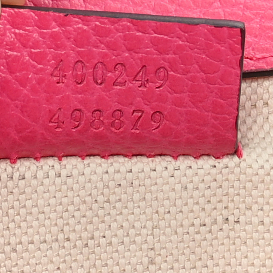 Gucci Pebbled Calfskin Embellished fy Small Dionysus Shoulder Bag Rosa Image 7