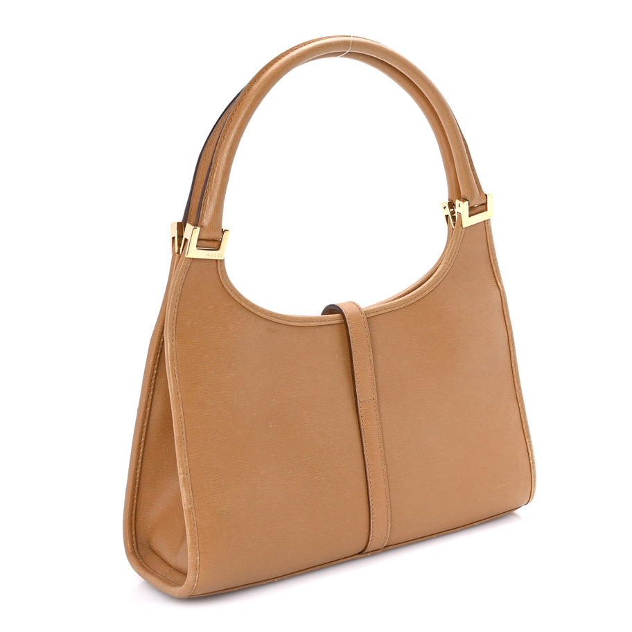 Gucci Calfskin Small Bardot Bag  Brown Image 2