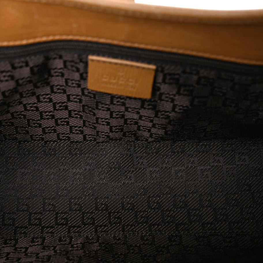 Gucci Calfskin Small Bardot Bag  Brown Image 4