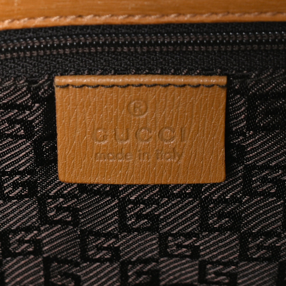 Gucci Calfskin Small Bardot Bag  Brown Image 5