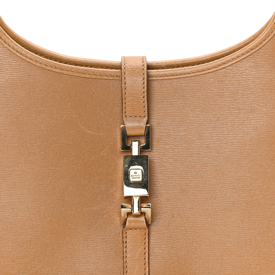 Gucci Calfskin Small Bardot Bag  Brown Image 6