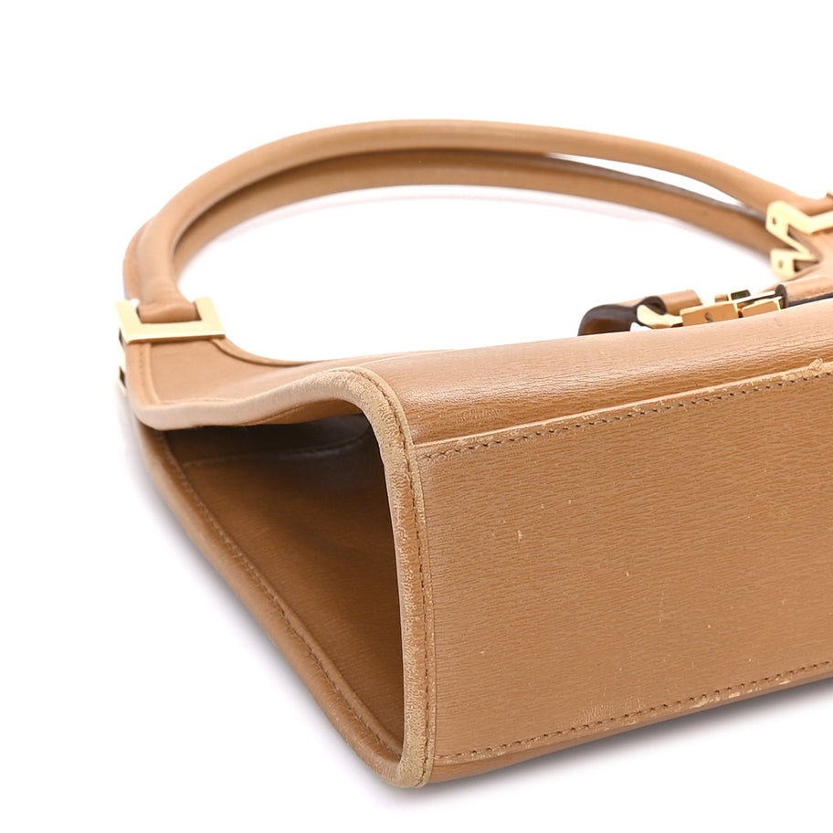 Gucci Calfskin Small Bardot Bag  Brown Image 7