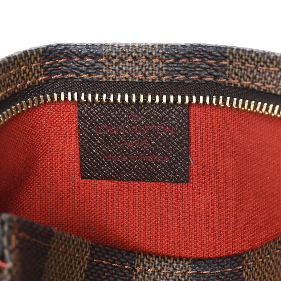 Louis Vuitton Damier Ebene Trousse Make Up Bag Pochette Image 5