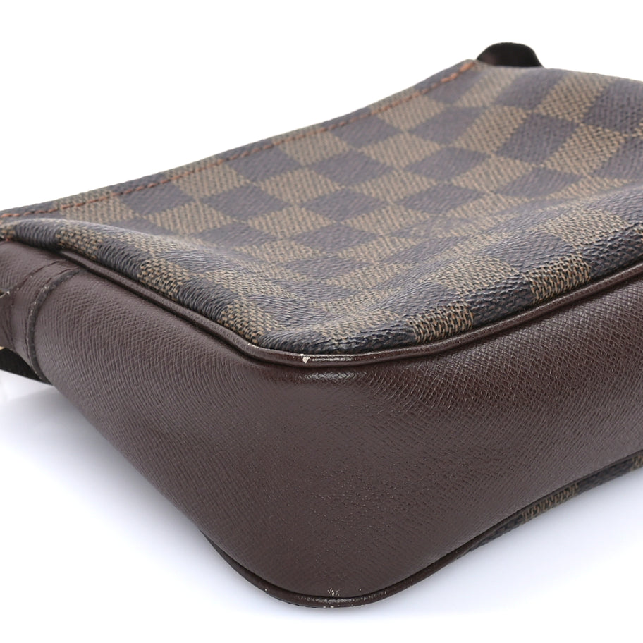 Louis Vuitton Damier Ebene Trousse Make Up Bag Pochette Image 7