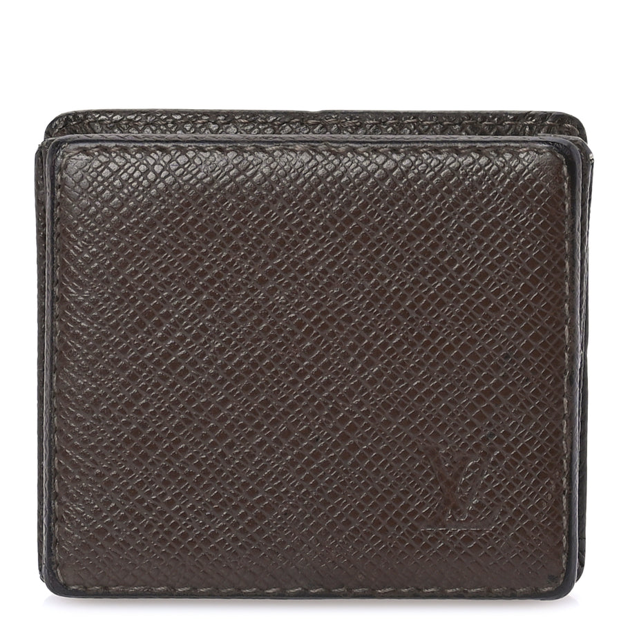 Louis Vuitton Taiga Porte-Monnaie Boite Coin Purse  Grizzli Image 1