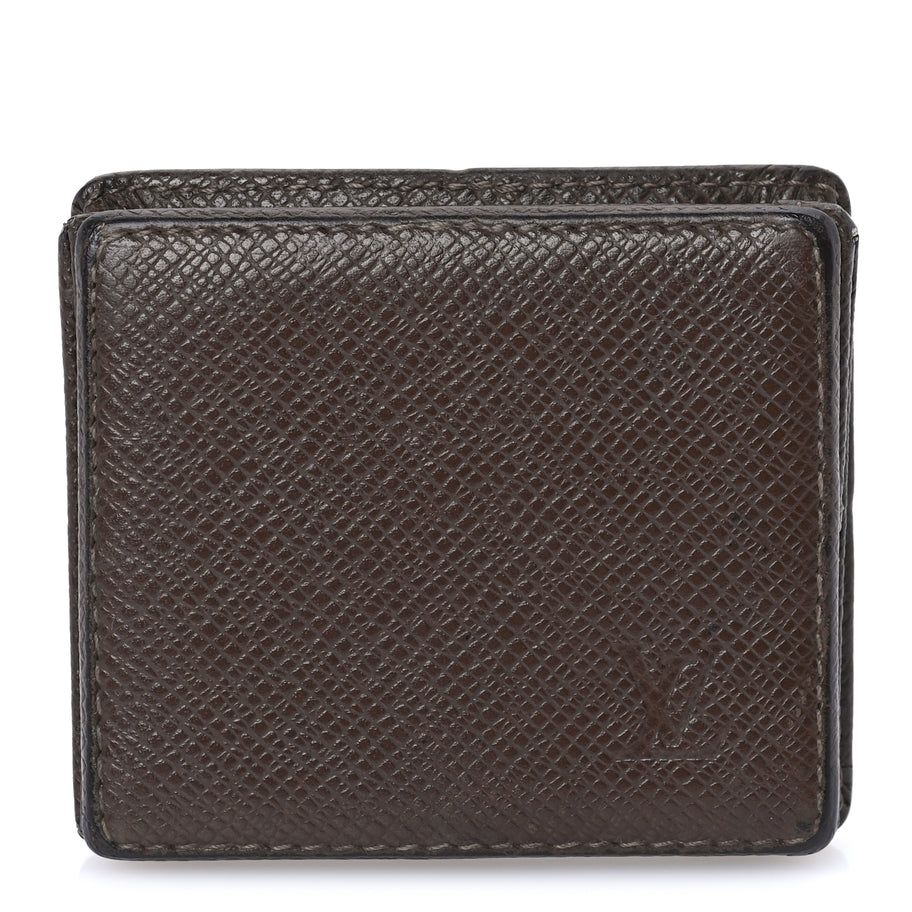 Louis Vuitton Taiga Porte-Monnaie Boite Coin Purse  Grizzli Image 3