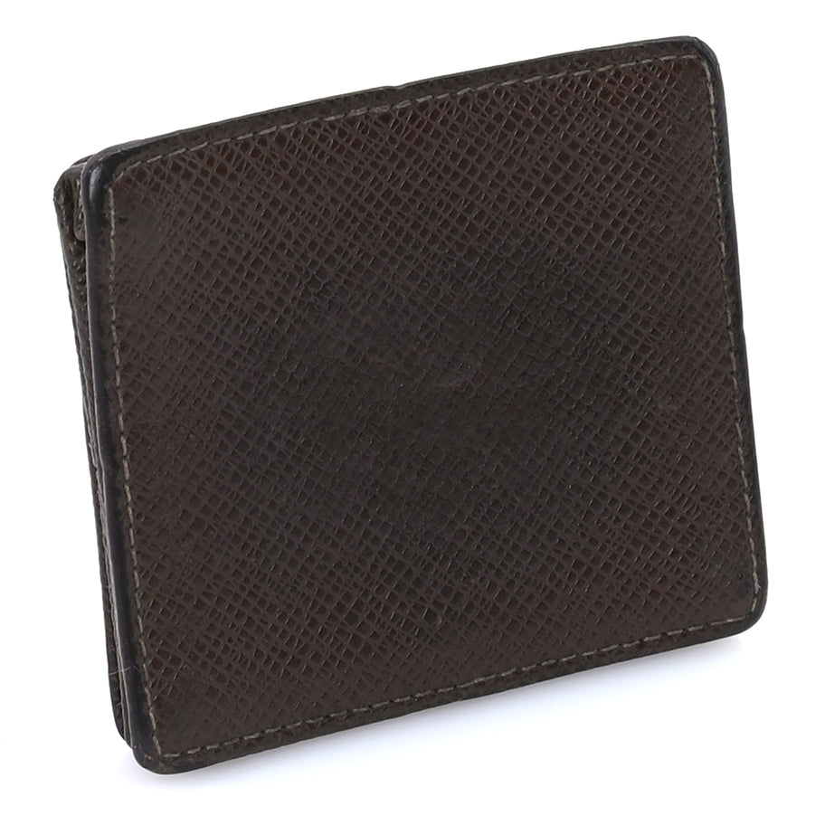 Louis Vuitton Taiga Porte-Monnaie Boite Coin Purse  Grizzli Image 4