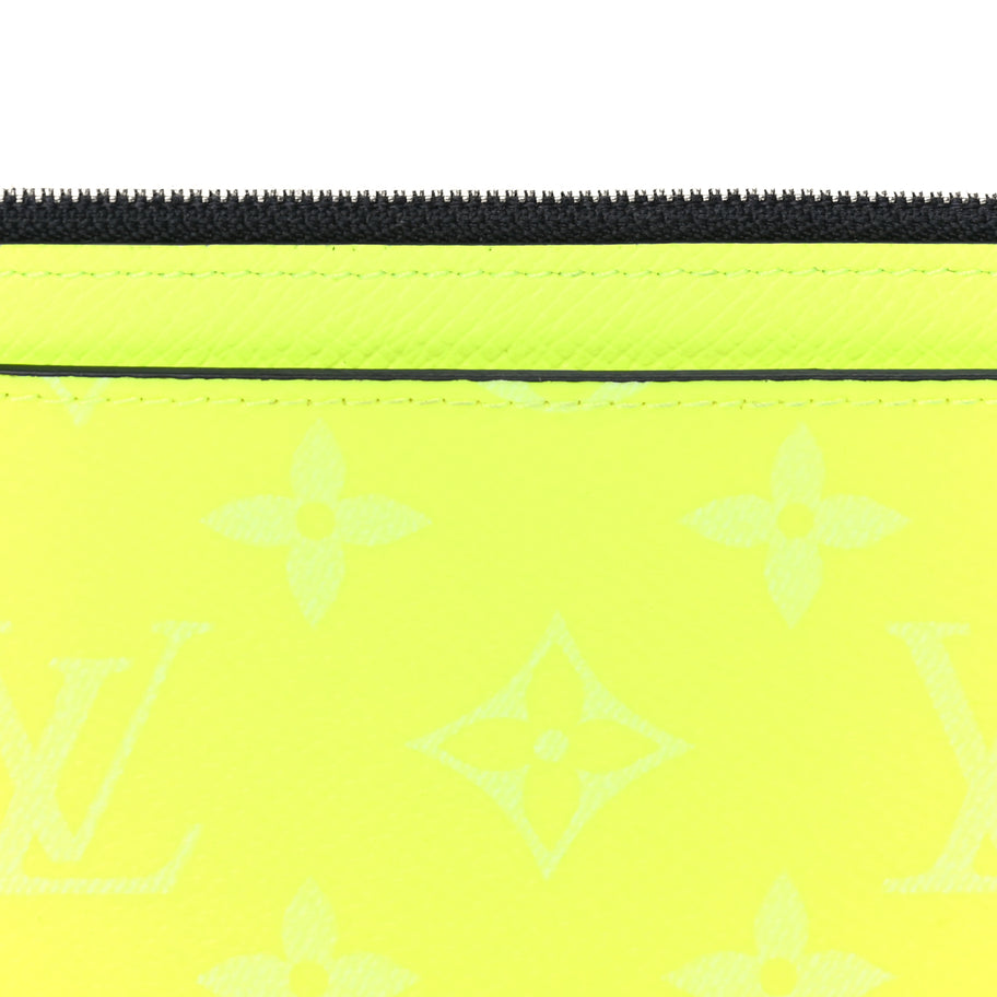 Louis Vuitton Taigarama Coin Card Holder  Yellow Image 3