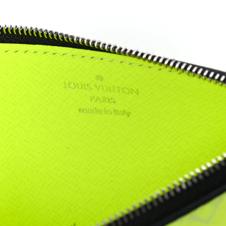 Louis Vuitton Taigarama Coin Card Holder  Yellow Image 6