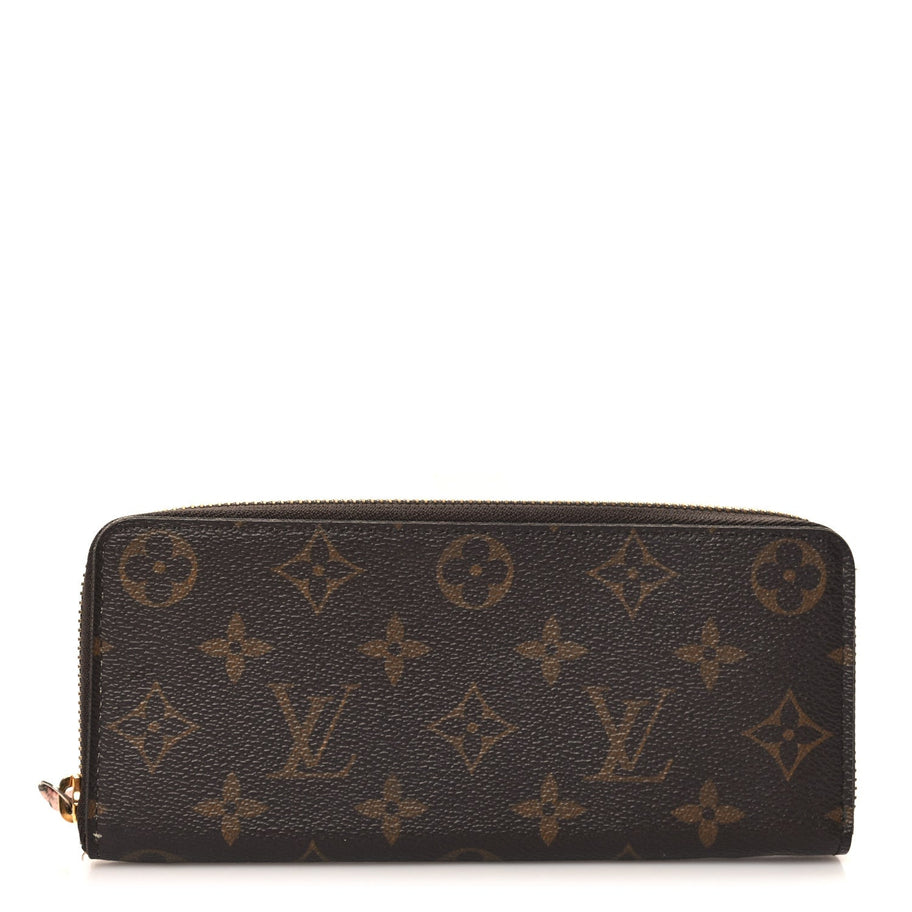 Louis Vuitton Monogram Clemence Wallet Rose Ballerine Image 1