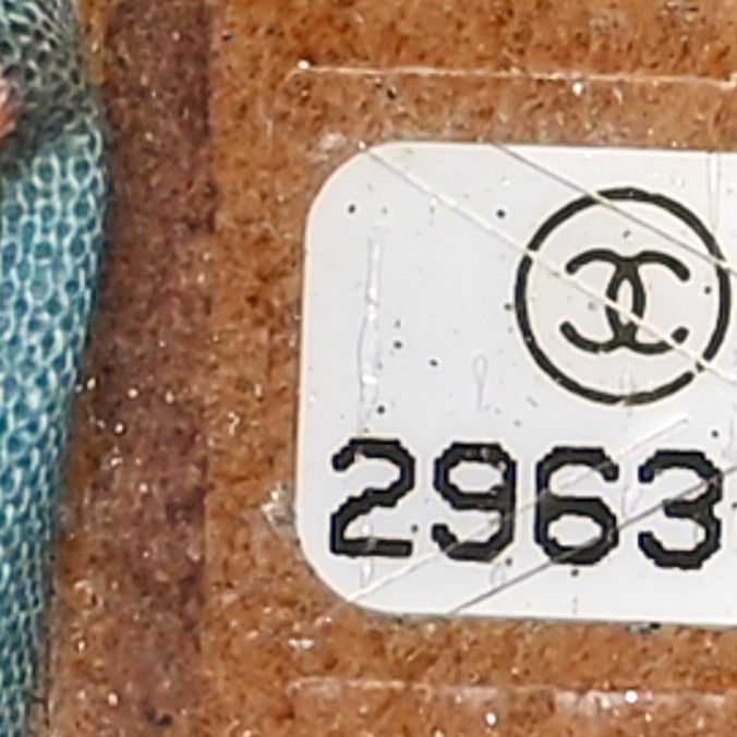 Chanel Canvas Quilted Jungle Jeans Tote White Multicolor Image 7