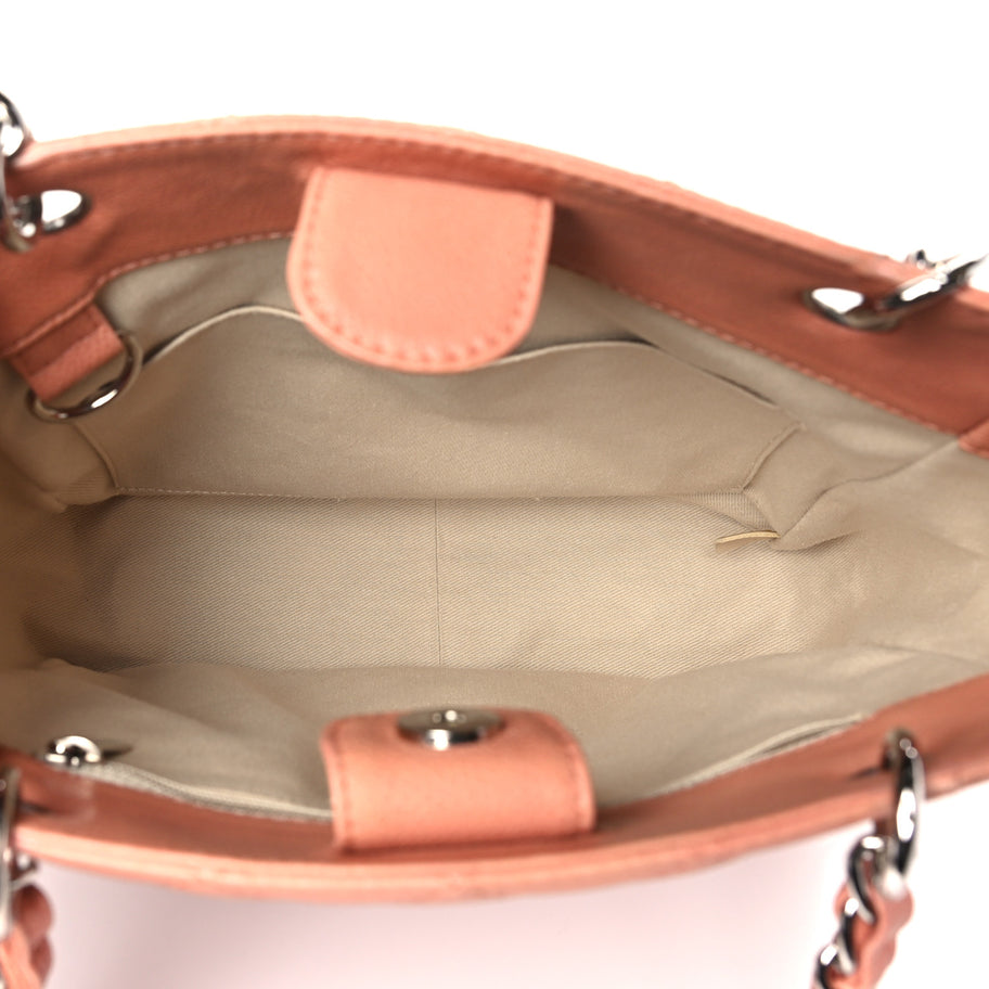 Chanel Caviar Quilted Petit Shopping Tote PST Pink Image 5