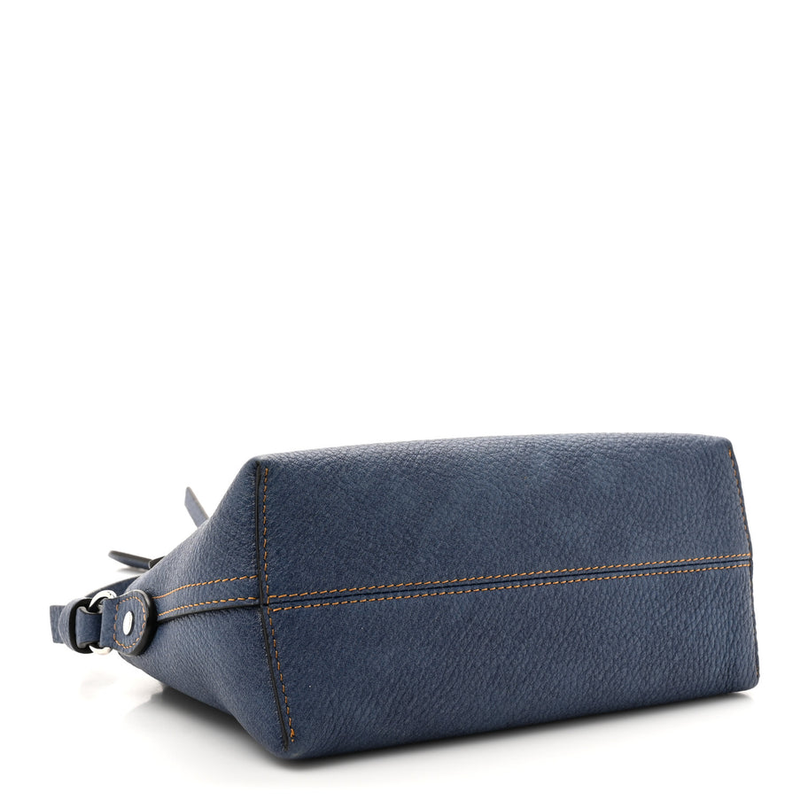 Fendi Denim Effect Cuoio Romano Mini By The Way Soft Myrtle Image 4
