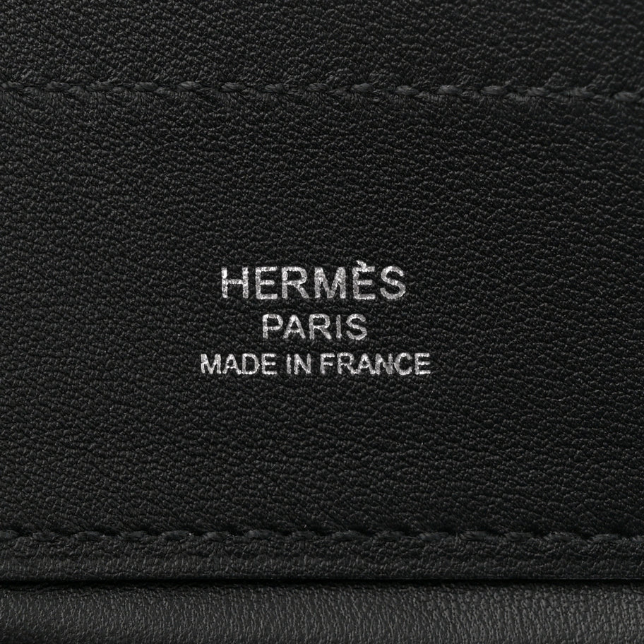Hermes Milo Lambskin Swift Mini Aline Black Image 6