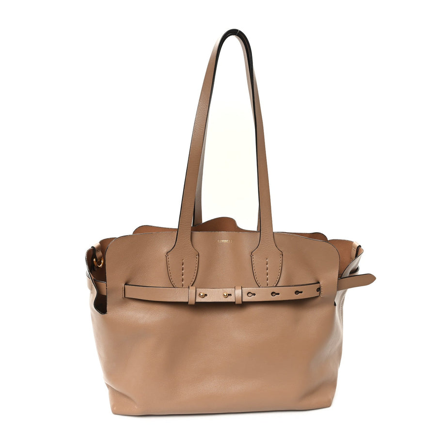 Burberry Soft Smooth Calfskin Medium Tote Limestone Image 1