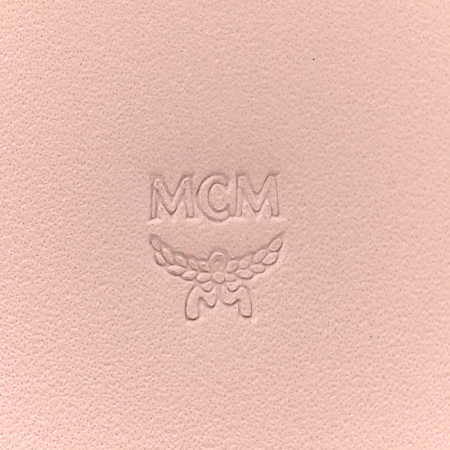 MCM Visetos Large Patricia Wallet On Chain Soft Pink Image 7