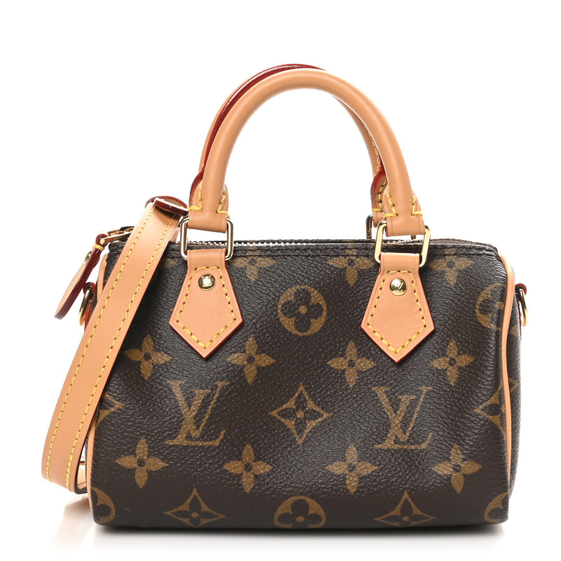  Louis Vuitton Monogram Nano Speedy Bandouliere