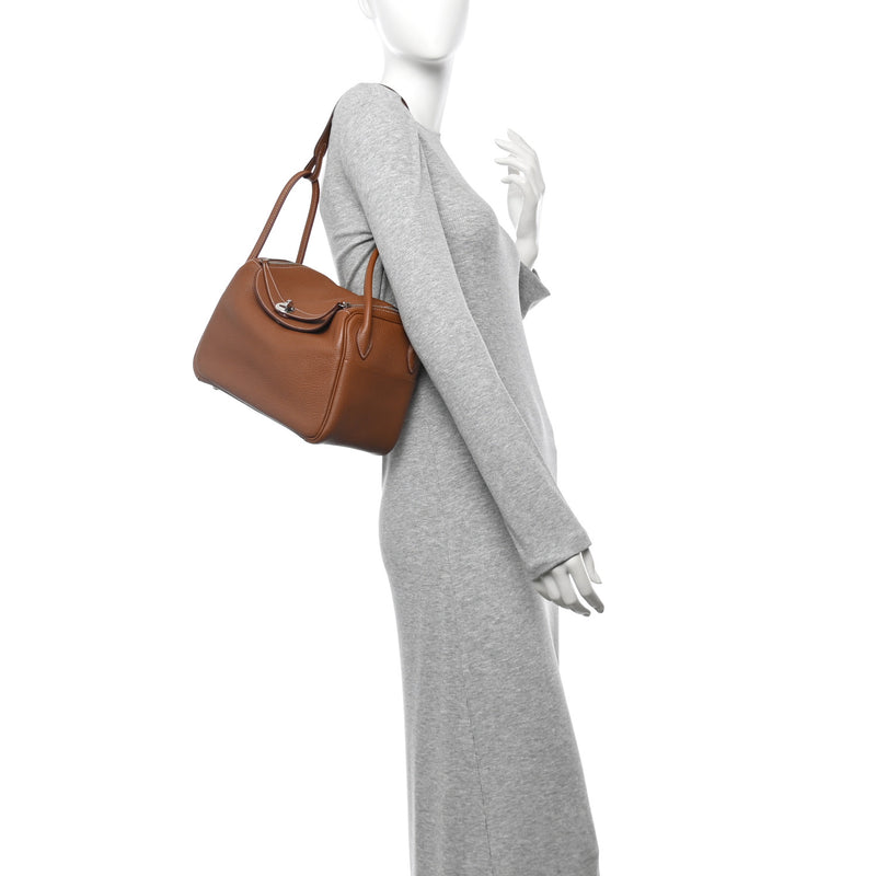  Hermes Taurillon Clemence Lindy 26 Gold