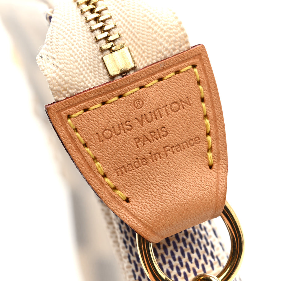 Louis Vuitton Damier Azur Mini Pochette Accessories Image 6