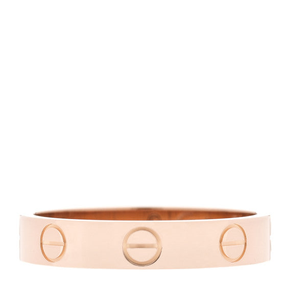 Cartier CARTIER 18K Pink Gold 3.5mm LOVE Wedding Band Ring 53 6.5 Image 1