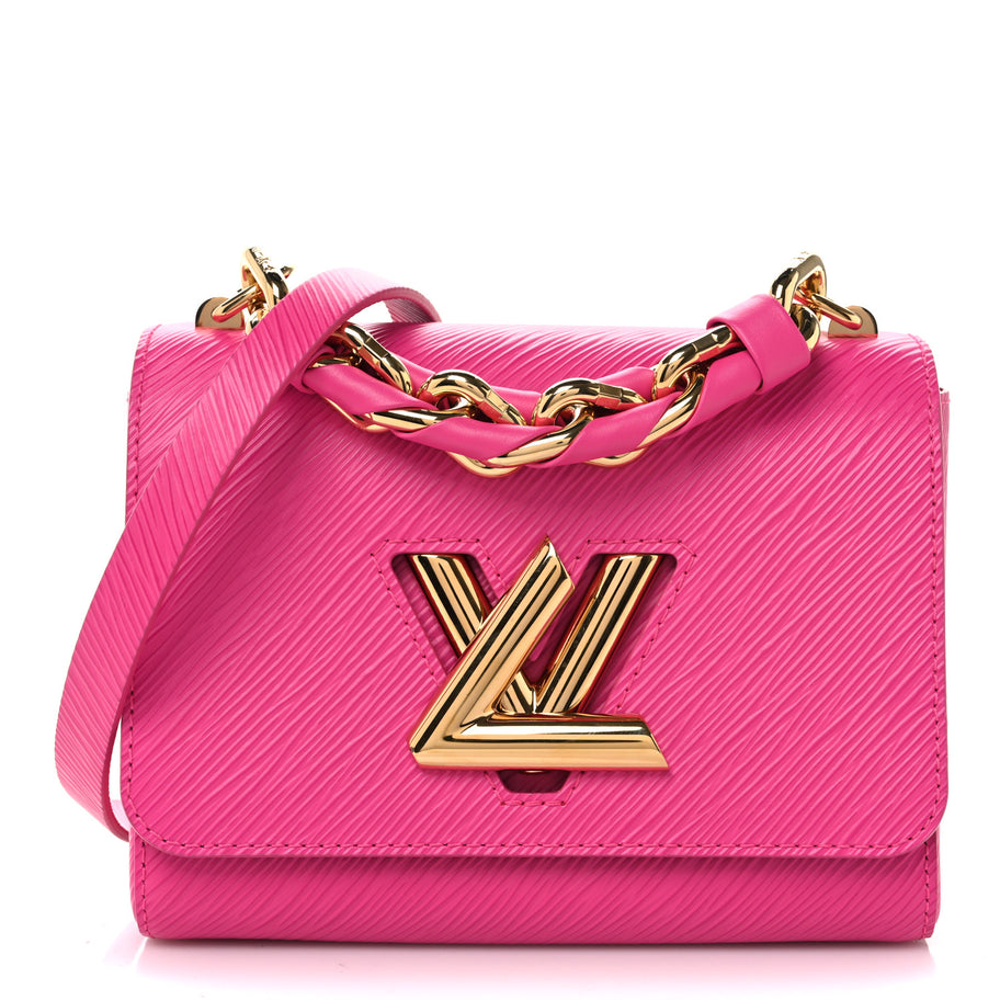 Louis Vuitton Epi Twist Braided Chain Shoulder Bag PM Rose Miami Image 1