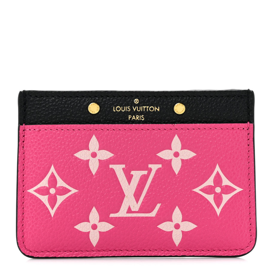 Louis Vuitton Empreinte Spring In The City Card Holder Black White Pink Image 1