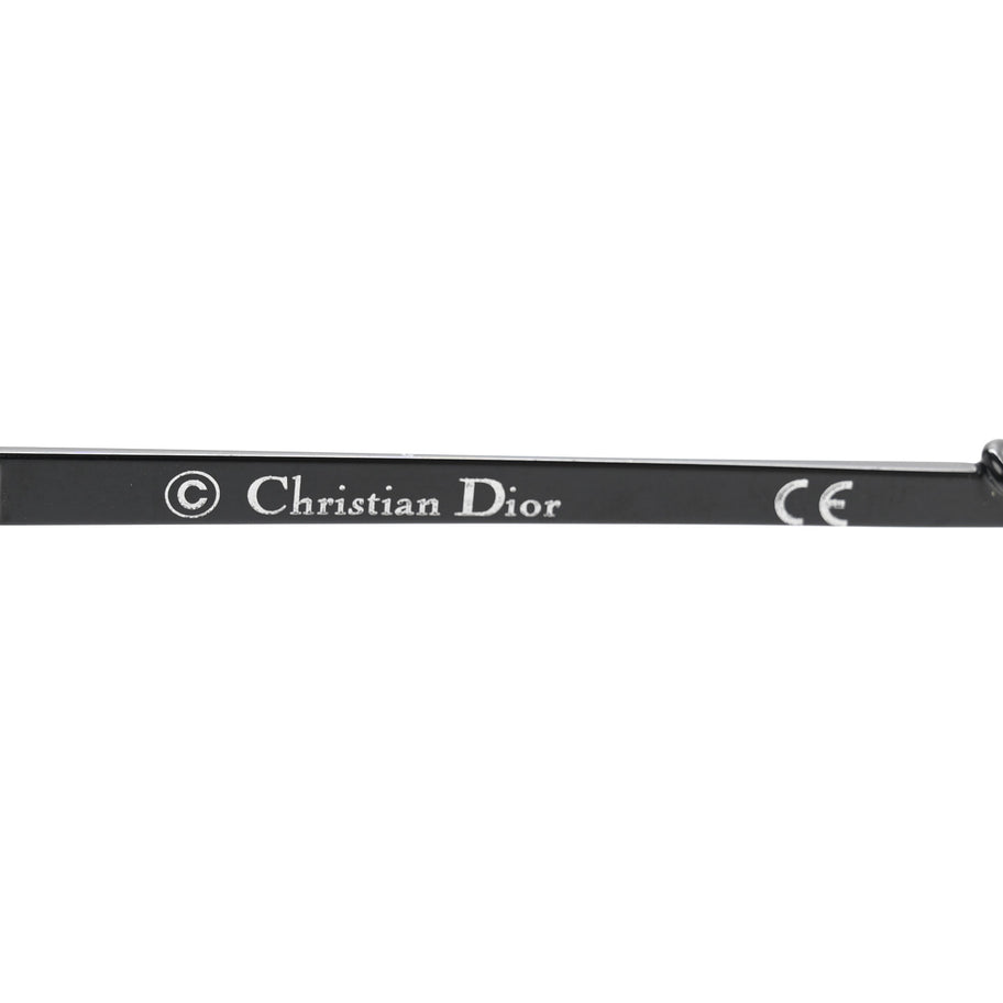 Christian Dior Sculpt Cat Eye Sunglasses Black Blue Image 5