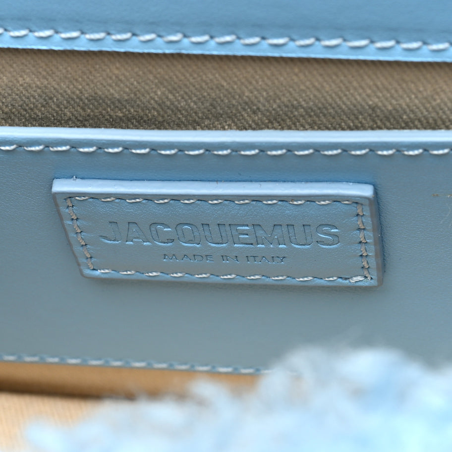 Jacquemus Shearling Le Bambidou Light Blue Image 6