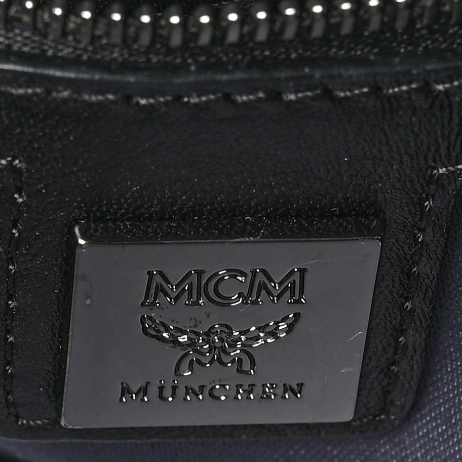 MCM MCM Visetos Studded Small Dual Stark Backpack Denim Image 6