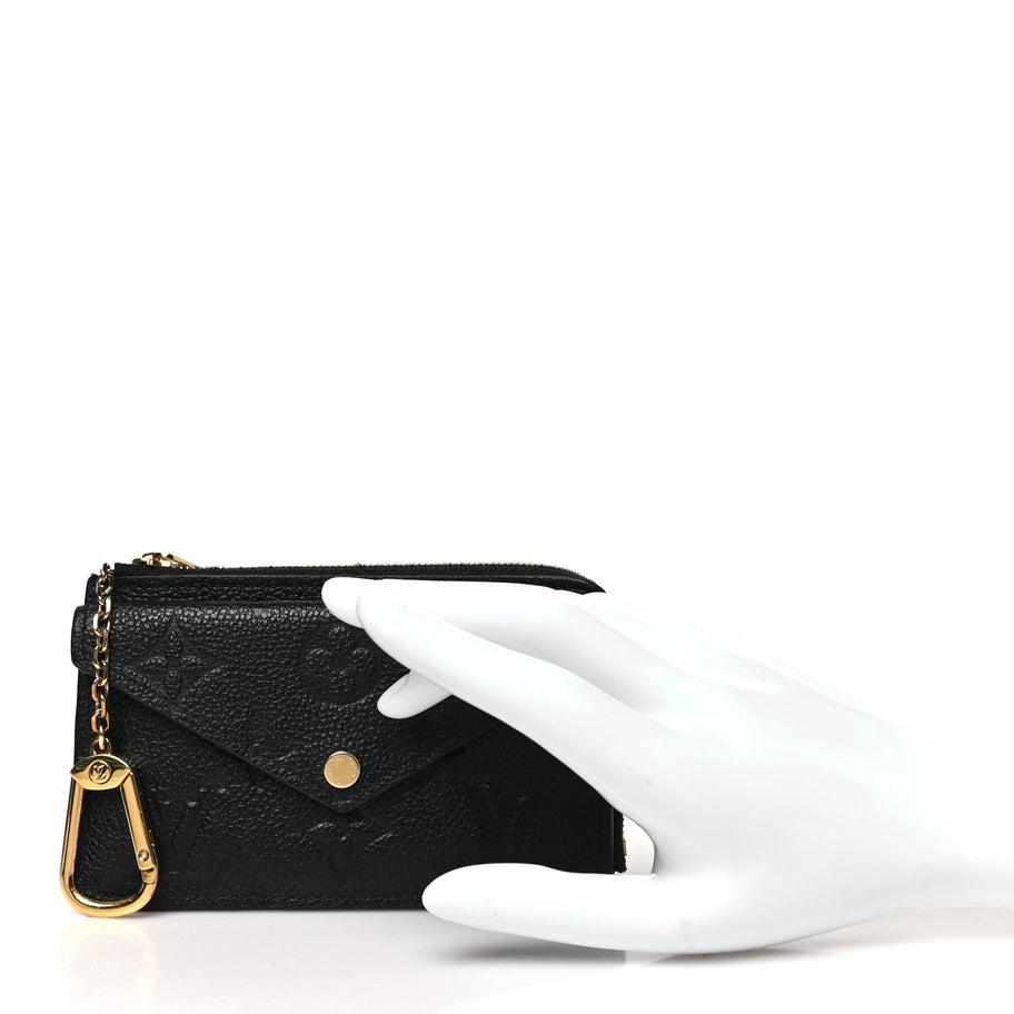 Louis Vuitton Empreinte Recto Verso Card Holder Black Image 2