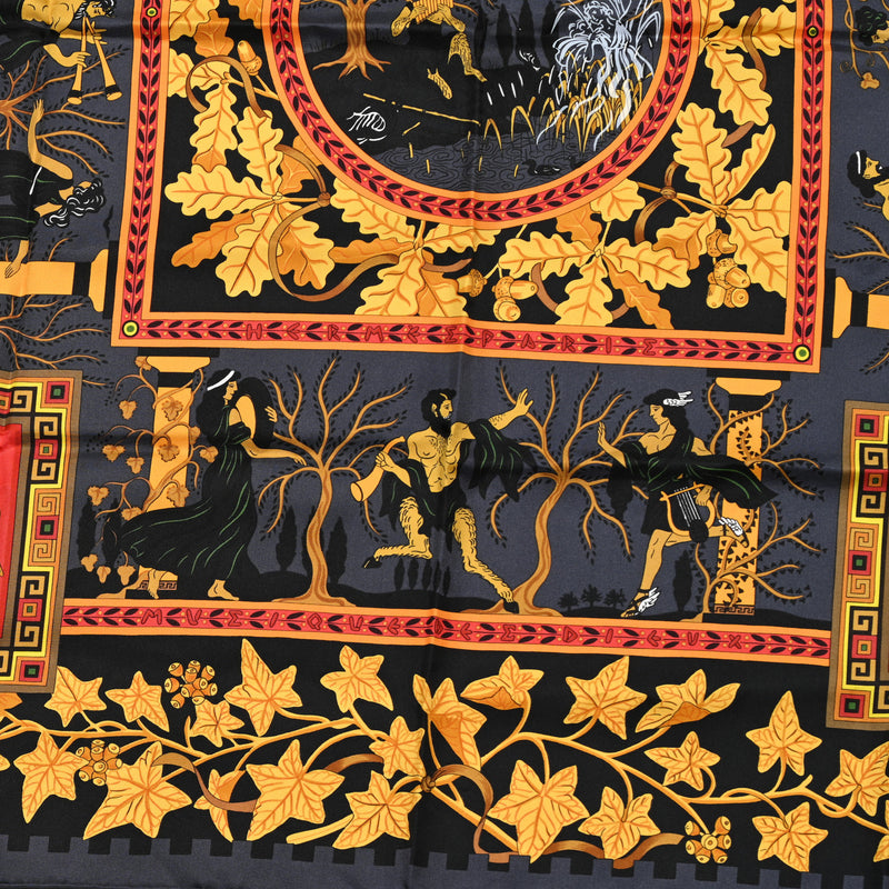  Hermes Silk Musique Des Dieux Scarf 90