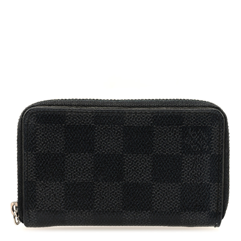  Louis Vuitton Damier Graphite Zippy Coin Purse Vertical