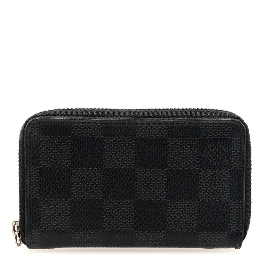 Louis Vuitton Damier Graphite Zippy Coin Purse Vertical Image 1