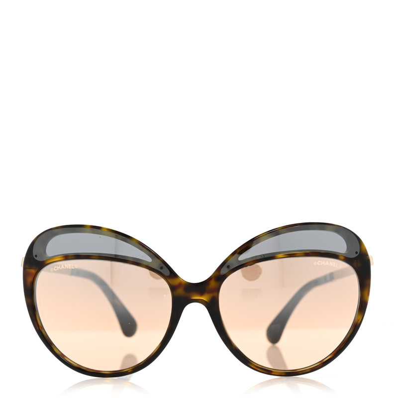  Chanel Acetate Butterfly Runway Sunglasses 5379 Tortoise