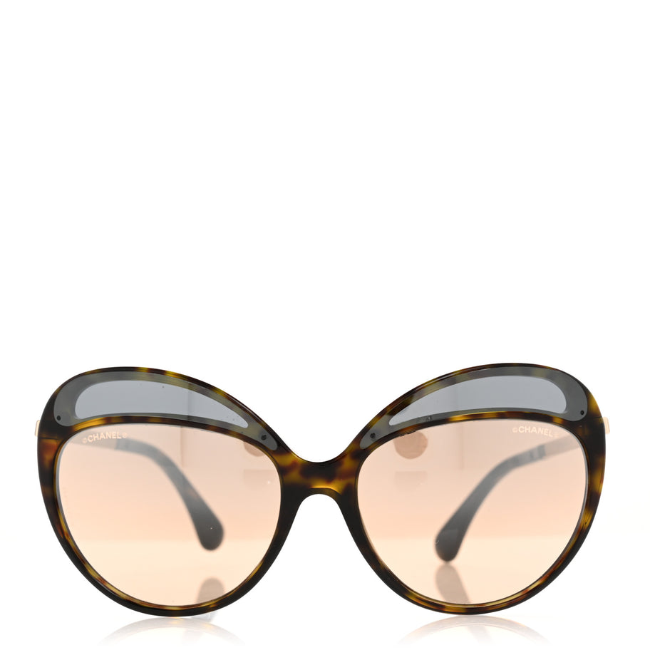 Chanel Acetate Butterfly Runway Sunglasses 5379 Tortoise Image 2
