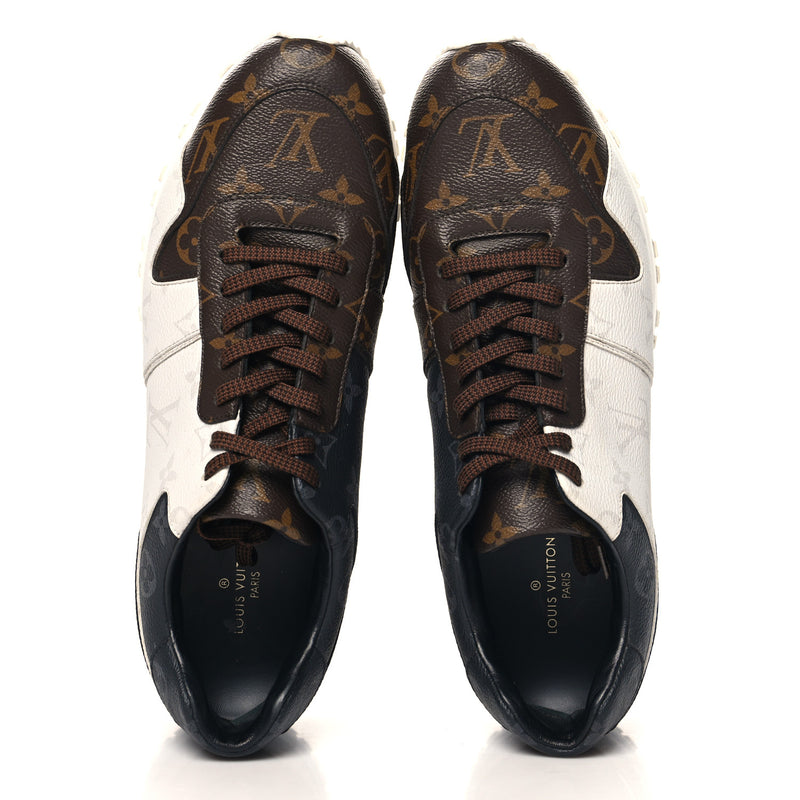  Louis Vuitton Monogram Mix Mens Run Away Sneakers Ebene