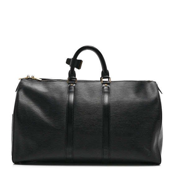 Louis Vuitton Epi Keepall 45 Black Image 1