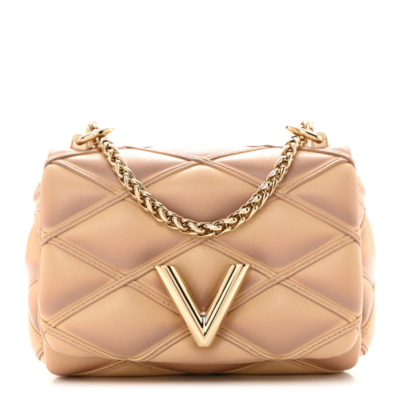  Louis Vuitton Lambskin Malletage Pico GO-14 Pink