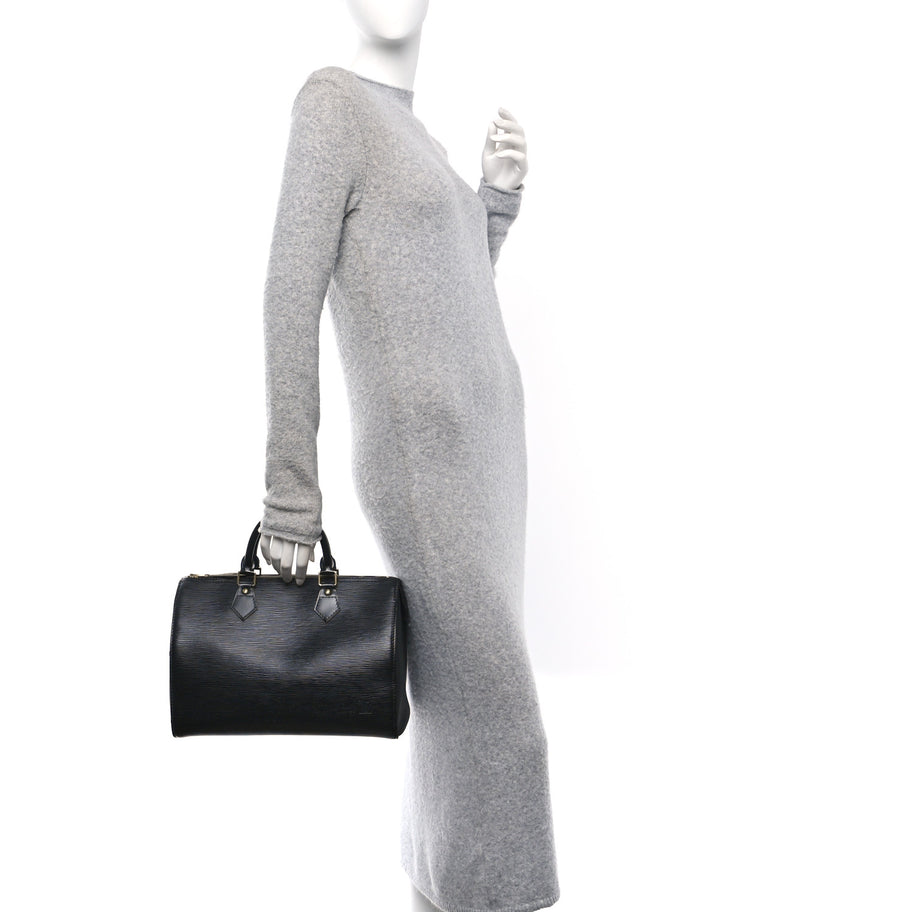 Louis Vuitton Epi Speedy 30 Black Image 2