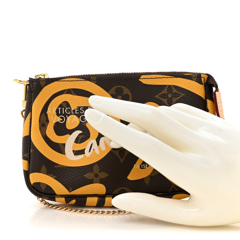  Louis Vuitton Monogram Tahitienne Cancun Mini Pochette Accessories