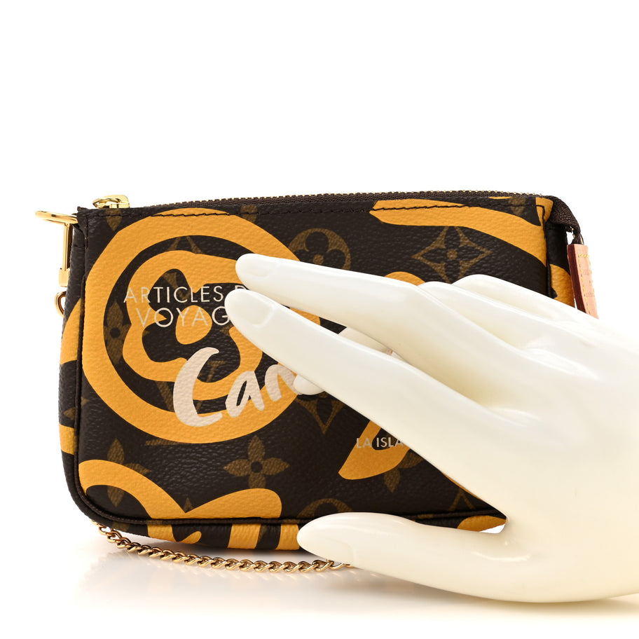 Louis Vuitton Monogram Tahitienne Cancun Mini Pochette Accessories Image 2